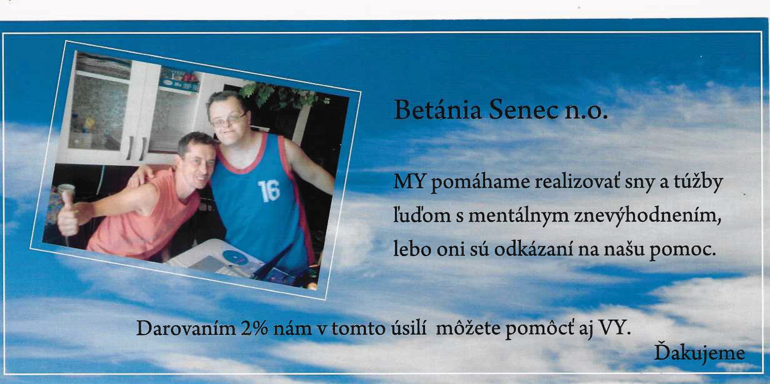 Výzva na podporu Betánie